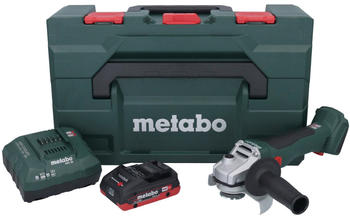 Metabo W 18 L BL 9-125 (1x 4,0 Ah + Ladegerät + metaBOX)