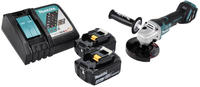 Dga 517 Rm Akku Winkelschleifer 18 V 125 Mm Brushless + 2x Akku 4,0 Ah + Ladeger&auml;t -