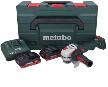 Metabo WB 18 LT BL 11-125 Quick (2x 4,0 Ah + Ladegerät + metaBOX)