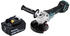 5 Ah, mit 1 Akku: Makita DGA517