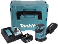 Makita Dbo 180 Rf1j Akku Exzenterschleifer 18 V 125 Mm + 1x Akku 3,0 Ah +...