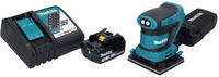 Makita Dbo 480 Rf1 Akku Schwingschleifer 18 V 112 X 102 Mm + 1x Akku 3,0 Ah +