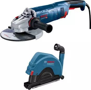Bosch GWS 24-230 JZ + Absaughaube (0615A5004S)