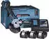 5 Ah, mit 3 Akkus: Makita DGA513