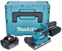 Makita DBO 382 M1J Akku Schwingschleifer 18 V 93 x 185 mm Brushless + 1x Akku 4,0 Ah