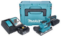 Makita DBO 382 RT1J Akku Schwingschleifer 18 V 93 x 185 mm Brushless + 1x Akku...