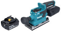 Makita DBO 382 T1 Akku Schwingschleifer 18 V 93 x 185 mm Brushless + 1x Akku...