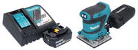 Makita Dbo 484 Rf1 Akku Schwingschleifer 18 V 112 X 102 Mm + 1x Akku 3,0 Ah +