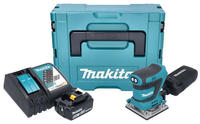 Makita Dbo 484 Rg1j Akku Schwingschleifer 18 V 112 X 102 Mm + 1x Akku 6,0 Ah +