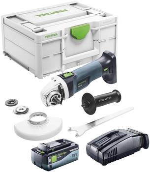 Festool AGC 18-125 Li EB-Basic (1x 8,0 Ah + Schnellladeger&auml;t + Systainer)
