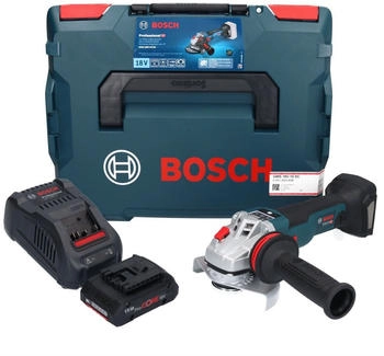 Bosch GWS 18V-10 SC (1x 4,0 Ah ProCORE + GAL 18V-40)