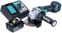 Makita DGA 513 RG1 Akku Winkelschleifer 18 V 125 mm Brushless + 1x Akku 6,0 Ah +