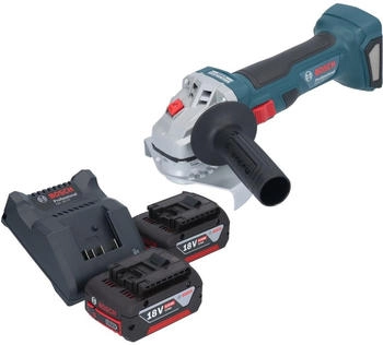 Bosch GWS 18V-7 (2x 4,0 Ah + Ladeger&auml;t)