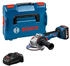 5 Ah, mit 1 Akku: Bosch GWS 18V-11 S