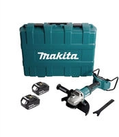 Makita DGA 900 TKX2 Akku Winkelschleifer 36V ( 2x18V ) 230mm Brushless + 2x Akku