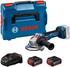 5 Ah, mit 2 Akkus: Bosch GWS 18V-11
