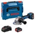 5 Ah, mit 2 Akkus: Bosch GWS 18V-11 S