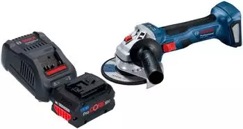 Bosch GWS 18V-7 (1x 5,5 Ah ProCORE + Ladeger&auml;t)