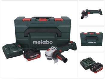 Metabo WB 18 LT BL 11-125 Quick (1x 10,0 Ah + Ladeger&auml;t + metaBOX)