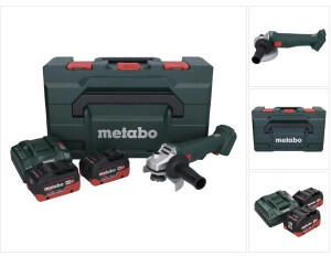 Metabo W 18 L 9-125 (2x 10,0 Ah + Ladeger&auml;t + metaBOX)