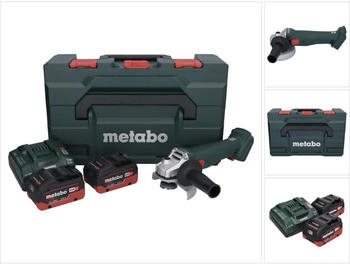 Metabo W 18 L BL 9-125 (2x 5,5 Ah + Ladeger&auml;t + metaBOX)