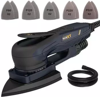 MAXXT Dreieck-Schleifer B&uuml;rstenlos 350W Geschwindigkeitsregulierung (R7310-EU)