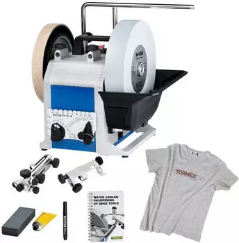 Tormek T8 Naßschleifmaschine 421385 + T-Shirt Gr. M