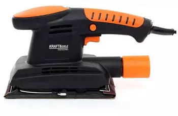 Kraft & Dele KD1676 Schwingschleifer 450W mit Staubabsaugung (KD1676)