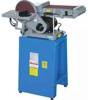 Fervi Band- und Tellerschleifer, neigbar, 1219x152mm (0662)