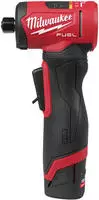 Milwaukee Akku-Geradschleifer M12 FDGA2-522B mit 2x Akku 2,5 Ah/5 Ah - in