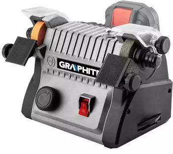 Graphite 3-in-1-Akku-Mini-Schleifmaschine mit biegsamer Welle, 3000-9000min-1, 50mm (58G095)