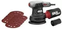 Skil 7422 AA Exzenterschleifer mit 300 Watt und 3 Schleifbl&auml;tter (mit
