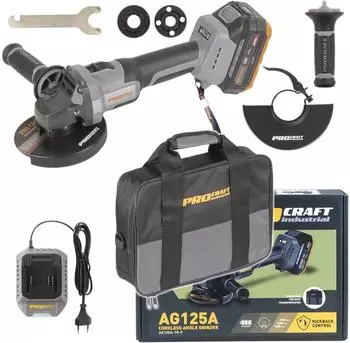 PROCRAFT AG125A-1B-F Akku-Winkelschleifer 20V 125mm Brushless (AG125A-1B-F)
