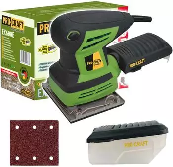 PROCRAFT EX600E Schwingschleifer 260W, 100x110mm (EX600E)