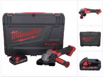 Milwaukee M18 FSAG115X-301X Akku-Winkelschleifer 18V 115mm Brushless + 1x Akku 3,0Ah (M18 FSAG115X-301X)