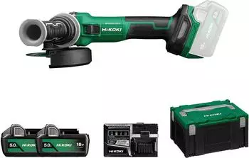 Hikoki G1813DVE Akku-Winkelschleifer 125mm 18V 5,0Ah bürstenlos (G1813DVEWQZ)