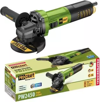 PROCRAFT PW2450 Winkelschleifer 1300W 125mm Brushless (PW2450)