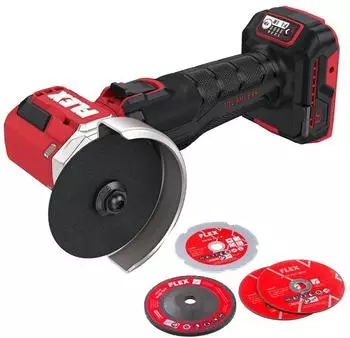 Flex-Tools LBE 76 18-EC C Akku-Mini-Winkelschleifer 18V, 76mm (535371)