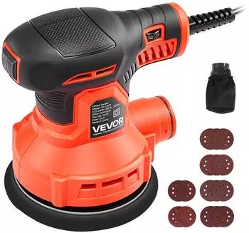 VEVOR Exzenterschleifer 127mm, 250W, 6000-12000U/min