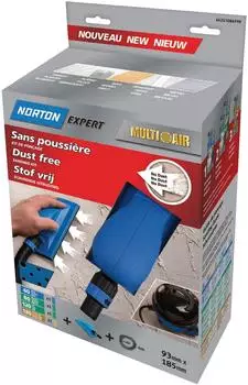 Isover Expert Hand-Schleifset 93x185mm mit Absaugung und 4 Schleifbögen (66521086998)