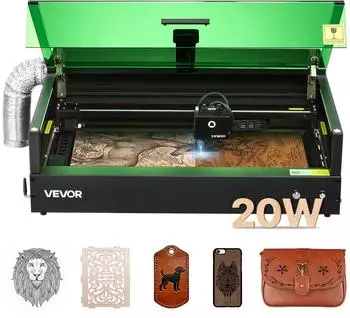 VEVOR Lasergravierer 20W 50x32cm 36000mm/min Klasse 1