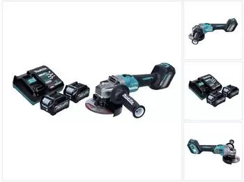 Makita GA 023 GD2 Akku-Winkelschleifer 40V 125mm Brushless XGT + 2x 2,5Ah + Ladegerät (GA 023 GD2)