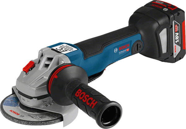 Bosch GWS 18V-125 PC (2 x 5,0 Ah + L-Boxx)