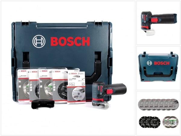 Bosch GWS 12V-76 V-EC (L-Boxx + Trennscheiben- Set)