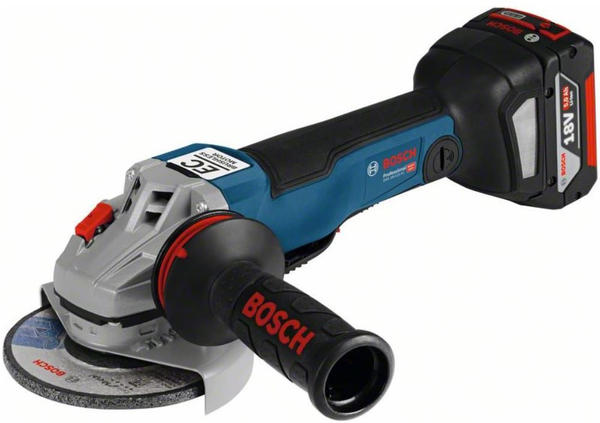 Bosch GWS 18V-10 P (2 x 5,0 Ah + L-Boxx)