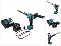 Makita DBS 180 RG Akku Bandfeile 18 V 9 x 533 mm Brushless + 2x Akku 6,0 Ah +