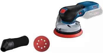 Bosch GEX 18V-125 Professional Solo ohne Akku und Ladegerät mit Zubehör (im Karton)