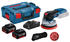 4 Ah, mit 2 Akkus: Bosch GEX 18V-125 Professional