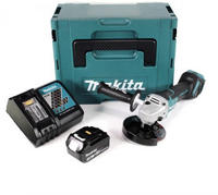 Makita DGA 517 RF1J Akku Winkelschleifer 18 V 125 mm Brushless + 1x Akku 3,0 Ah...