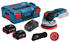 5 Ah, mit 2 Akkus: Bosch GEX 18V-125 Professional